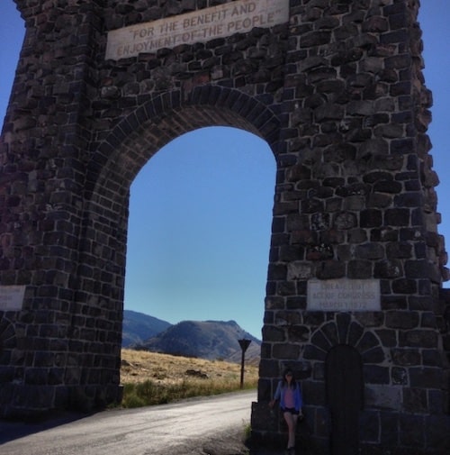 Hannah Jaicks_Research Outdoor Adventures and Yellowstone_Roosevelt Arch