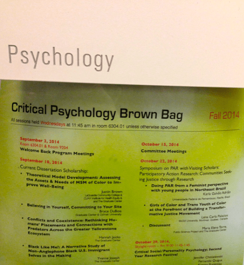 Hannah Jaicks_To Montana With Love_Psychology Brown Bag Schedule